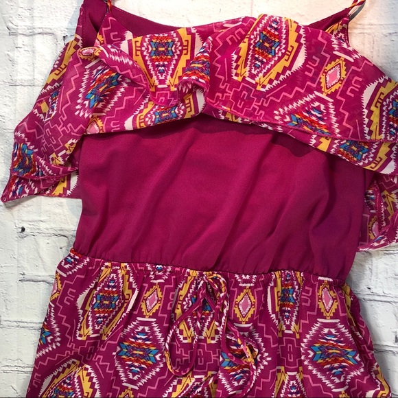 Deb Pink Print Maxi Sundress Size Large - Picture 7 of 12